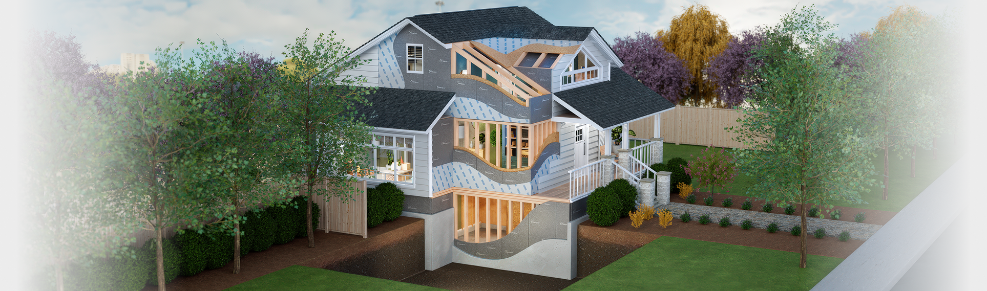 Image of house for residential interactive desktop large